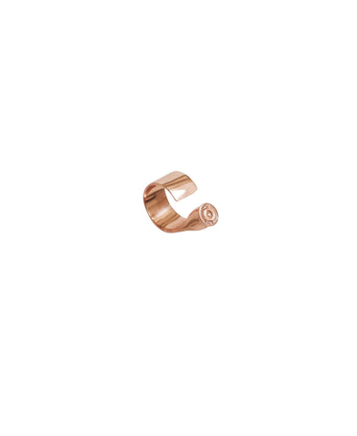 223 REM SINGLE BULLET RING - ROSE GOLD